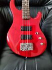 PRS SE Kingfisher Electric Bass Guitar Red - Upgraded - Excellent Condition!