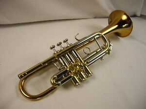 1957 FRANK HOLTON MODEL 52 PROFESSIONAL C TRUMPET ROSE LACQUERED BRASS BELL WOW