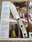 CUTCO KA-BAR 5726 Outdoorsman Hunting Knife Custom Pearl/White Handle & Blade
