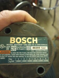 bosch variable speed router 15amp