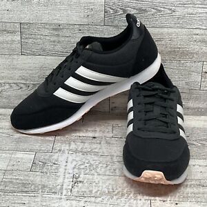 Adidas V Racer 2.0 DB0432 Black White Casual Shoes Sneakers Women Size 8.5