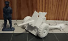 Pak 36 37mm Cannon German Artillery WW2 White 3D Printed 1/32 Scale