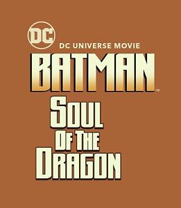 Batman Soul of the Dragon Blu-ray David Giuntoli NEW