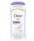 Dove Antiperspirant Deodorant Stick Fresh Twin Pack (2) 2.6 oz each EXP. 3/2025