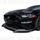 FIT 2018-2023 FORD MUSTANG GT-STYLE PAINTED BLACK FRONT BUMPER SPOLIER LIP KIT (For: 2018 Ford Mustang GT)
