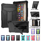 For Amazon Fire HD10 / HD 10 Kids Pro Tablet Case Heavy Duty Stand Cover / Glass