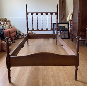 Vintage Single Bed Frame in Chestnut