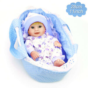 Silicone Reborn Baby Dolls Full Body Soft Vinyl Realistic Newborn Boy Doll Gift