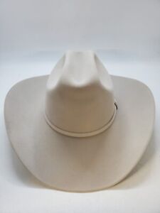 Stetson 6X Skyline Fur Felt Western Hat -Silver Belly Men's Size 7 1/4