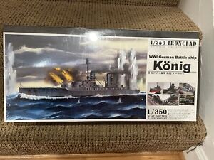 Ironclad 1:350 Konig WWI German Battleship, Limited Edition No. 043707-8800