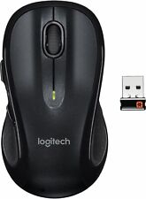 Logitech M510 Wireless Laser Mouse Dark Grey Includes USB Receiver & Batteries