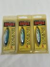 3 Rapala Minnow Spoons Treble New Old Stock RMST-6  BSD Finland Fishing Lures