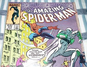 The Amazing Spider-Man #272 vs. SLYDE from Jan. 1986 in VG/F condition NS