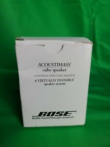 One Bose Acoustimass cube speaker Black