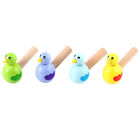 4PCS wood whistle Whistles for Kids Water Warbler Whistle Wood Musical Toy Bird