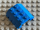 LEGO Blue Slope 45 4 x 4 Double with Hinge ref 4857 Set 5541 6377 6886 6986 6955
