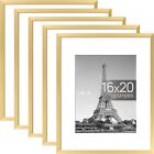 upsimples 16x20 Picture Frame Set of 5, Display Size 11x14 with Mat or 16x20 w/o