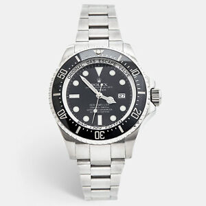 Rolex Black Ceramic Steel DeepSea Sea-Dweller 116660-0001 Wristwatch 44mm