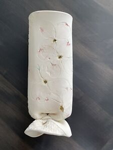 New ListingOriginal BURK’ART Collection Signed Floral Pottery Wall Pocket Vase 9 Inch