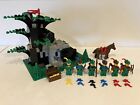 Lego Camouflaged Outpost 6066 100% Complete Castle Forestmen Vintage 1987