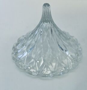 Godinger Crystal Hershey's Candy Kiss Candy Dish LID ONLY Diamond Pattern