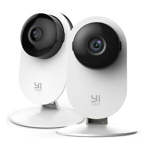 YI 2pc Home Camera 1080p Wireless IP Security Surveillance System Night Vision