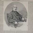 Robert E Lee  1866   vintage print