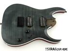 Ibanez RGA42FM LOADED BODY Flamed Maple Top Bound Trans Gray Flat!