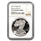 2021-W Proof American Silver Eagle (Type 2) PF-70 NGC