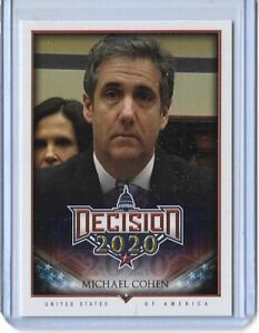 AWESOME 2020 DECISION ~ MICHAEL COHEN ~ SHORT PRINT SP CARD #505 ~ MULTIPLES