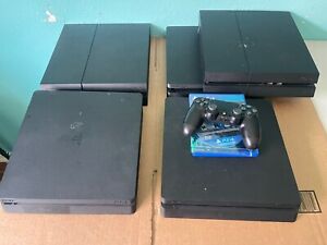 Lot Of 5 Broken Sony PlayStation 4 PS4 Slim CUH-2015A & CUH-2215B - Parts/Repair