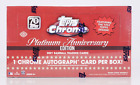 2021 Topps Chrome Platinum Anniversary Baseball Factory Sealed 12-Box Hobby Case