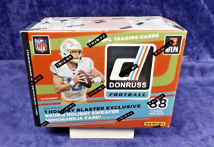 2021 Donruss Football Blaster Box 88 Cards - 1 Holiday Exclusive-Factory Sealed