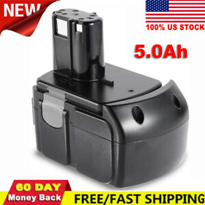 18V 5.0Ah EBM1830 Lithium-ion Battery for HITACHI BCL1815 WH18DL Drill Driver