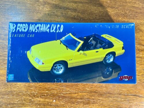 Diecast 1/18 GMP '93 Ford Mustang LX 5.0 Convertible Yellow New in Box 1/1750