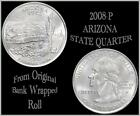 2008-D Arizona State Quarter Uncirculated From Original Bank Wrapped Roll