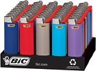 50 BIC Classic Full Size Disposable Lighters With Tray Assorted Colors Wholesale