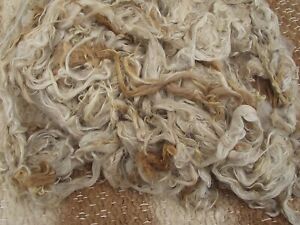 One lb. Washed Fine Suri Alpaca Fleece Fiber Spinning Wool Roving Pookie