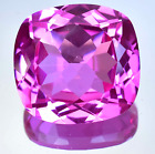 Flawless Natural Mogok Pink Ruby 71.20 Ct Cushion Cut Certified Loose Gemstone