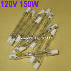 10Pcs LIGHT BULB 110-120V 150W 150 WATT J TYPE T3 78mm (R7s) Double Ended Bulbs