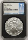 2019 Silver Eagle Dollar $1 NGC MS 70 First Day of Issue Black Core