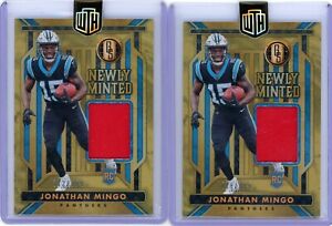 2023 Panini Gold Standard Jonathan Mingo 306/399  Newly Minted NM-19 2 CARD LOT