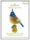 2011 Hallmark The Twelve Days of Christmas A Partridge in a Pear Tree Ornament!