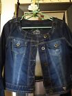 Guess Los Angeles Jean Jacket Size Large Stretchy