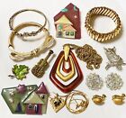 Vintage High-End Crystal CZ Rhinestone Mixed Jewelry Lot Sterling Silver Costume