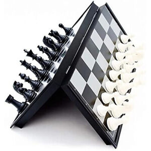 Multipurpose Magnetic Travel Chess Set with Folding Chess Board Educational Toys