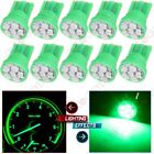 10 x Green 4 SMD LED T10 194 168 W5W 501 wedge light bulbs side license plate