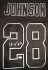 Chris Johnson Autographed Black Tennessee Titans Signed Custom Jersey JSA COA