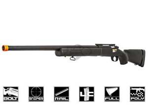 Lancer Tactical LT28B M24 Bolt Action Spring Sniper Airsoft Rifle (Black) 17870