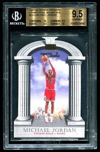 Michael Jordan 1997-98 Skybox Competitive Advantage BGS 9.5 0.5 Away From 10